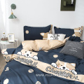 Cheap printed Aloe cotton bedsheet sale bedding set